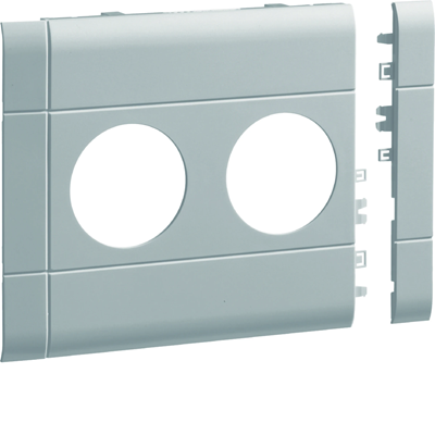 TEHALIT.WA 2-fold ABS halogen-free masking cover 120mm light gray