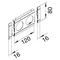TEHALIT.WA 2-fold ABS halogen-free red masking plate