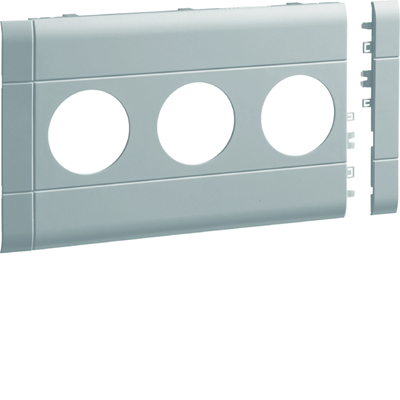 TEHALIT.WA 3-fold ABS halogen-free 120mm light gray cover