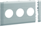 TEHALIT.WA 3-fold ABS halogen-free 120mm light gray cover