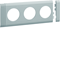 TEHALIT.WA 3-fold ABS halogen-free light gray cover