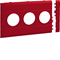 TEHALIT.WA 3-fold ABS halogen-free masking cover 120mm red