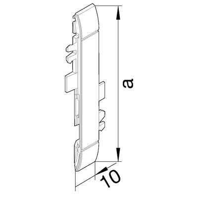 TEHALIT.WA ABS-Abdeckverbinder aus halogenfreiem Graphit
