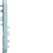 TEHALIT.WA ABS halogen-free cover connector 120mm, painted aluminium