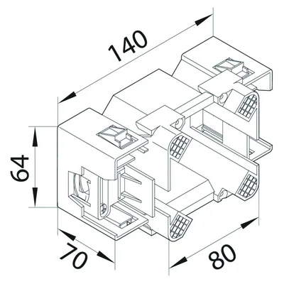 TEHALIT.WA CEE junction box for edge mounting