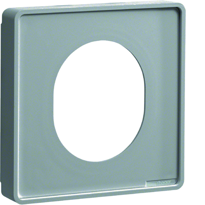 TEHALIT.WA CEE PC/ABS socket cover halogen-free aluminium
