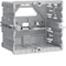 TEHALIT.WA Installation box for installation in C-profiles universal light gray