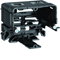 TEHALIT.WA Installation box for installation in C-profiles with a frame 55x64x71mm black