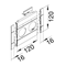 TEHALIT.WA Masking panel with description field, 2-fold ABS, halogen-free, 120mm aluminum