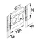 TEHALIT.WA Masking panel with description field, 2-fold ABS, halogen-free, 120mm aluminum