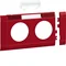 TEHALIT.WA Masking panel with description field, 2-fold ABS halogen-free red