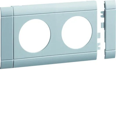 TEHALIT.WA Maskownica 2-krotna ABS bezhalogenowa aluminium