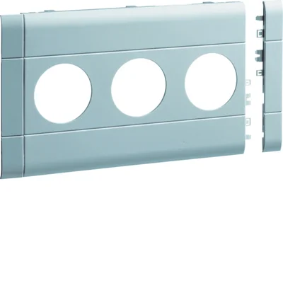 TEHALIT.WA Maskownica 3-krotna ABS bezhalogenowa 120mm aluminium