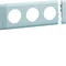 TEHALIT.WA Maskownica 3-krotna ABS bezhalogenowa aluminium
