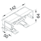 TEHALIT.WA Mini-switch mounting kit polyamide