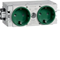 TEHALIT.WA SCHUKO socket 2-fold WAGO C-profile green