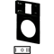 Telaio con targhetta descrittiva: HAND 0 AUTO, Q25TS-93