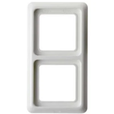 Telaio doppio con guarnizione, P/t bianco neve, resistente agli spruzzi d'acqua IP44