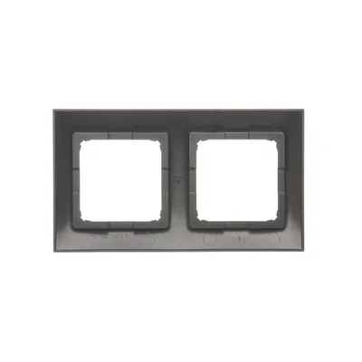 Telaio universale doppio IP20 / IP44, antracite (metallico)