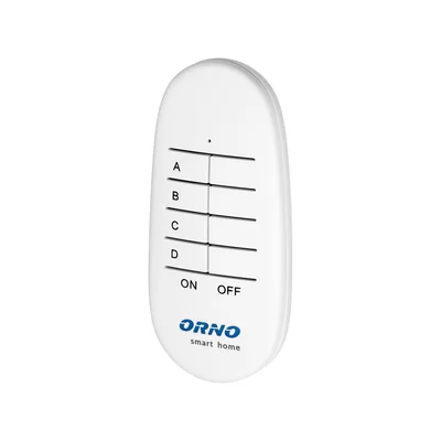 Telecomando a 4 canali per relè e prese a incasso ORNO Smart Home