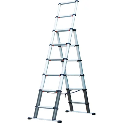 Teleskopowa drabina aluminiowa stojąca 2,3 m