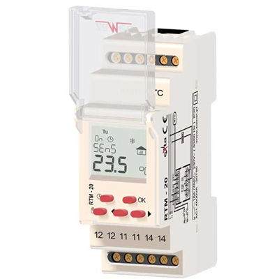 Temperature controller 5-60c without probe 230V AC TYPE: RTM-20
