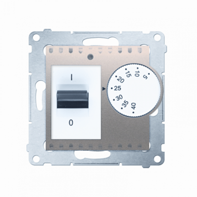 Temperature controller with an external sensor (module) 16A 230V gold (metallic)