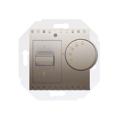 Temperature controller with internal sensor (module) 16A 230V gold (metallic)