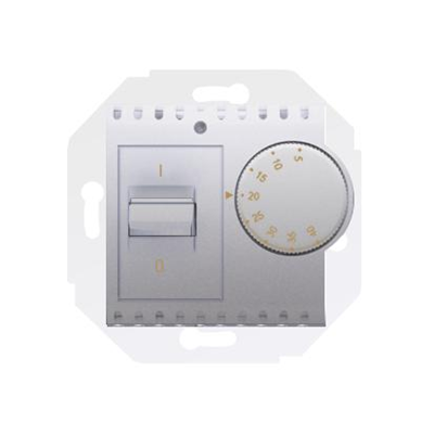 Temperature controller with internal sensor (module) 16A 230V silver (metallic)