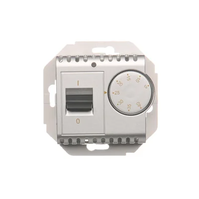Temperature controller with internal sensor (module) 16A 230V silver (metallic)