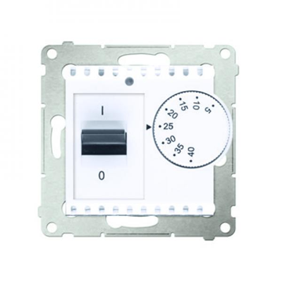 Temperature controller with internal sensor (module) 16A 230V white