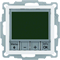 Temperature controller with timer control with changeover contact and central element 5-40°C 230V - Glossy white - B.SQUARE