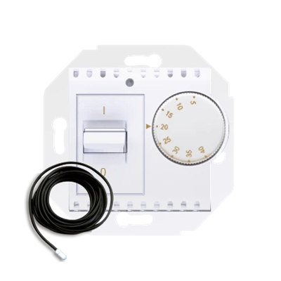 Temperaturregler mit externem Sensor (Modul) 16A 230V weiß