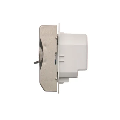 Temperaturregler mit internem Sensor, 16A, 230V satiniert (metallic)