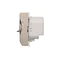 Temperaturregler mit internem Sensor, 16A, 230V satiniert (metallic)