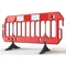 Temporary road barrier - red SCAVIA barrier 200 x 100