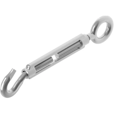 Tenditore a gancio e occhiello, lunghezza 90 mm