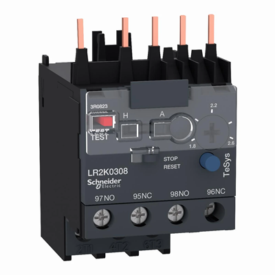 Теплове реле перевантаження 1.8-2.6A, LC1/LP1