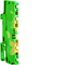 Terminal block, PE, 4mm2, 4-way