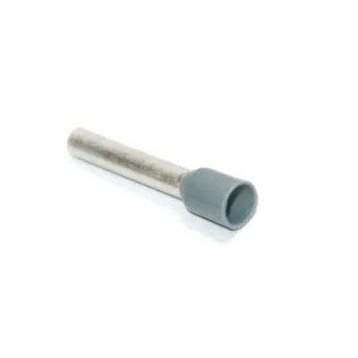Terminal de manguito aislado de cobre de 4,0 mm² (12 mm) DUI-4.0-12SZ gris