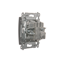 Terminal R-TV antenna socket for pass-through sockets (module) silver (metallic)