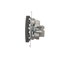 Terminal R-TV antenna socket separated (module), anthracite (metallic)