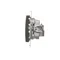 Terminal R-TV antenna socket separated (module) brown matt metallic