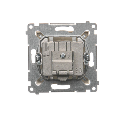Terminal R-TV antenna socket separated (module), cream