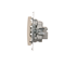 Terminal R-TV antenna socket separated (module), cream