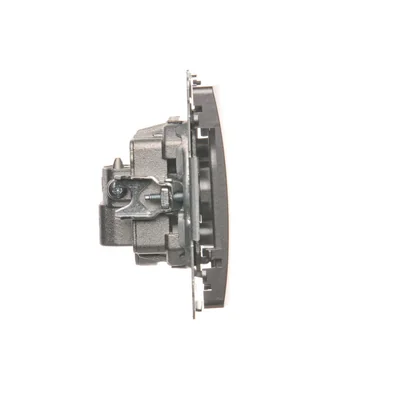 Terminal R-TV-Antennendose für Durchgangsdosen (Modul) Inox (metallisch)