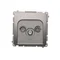 Terminal R-TV-SAT-Antennenbuchse (Modul) Inox (metallisch)