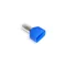 Terminale a doppio manicotto isolato in rame 2x2,5 mm² 10 mm DUID-2x2.5-10NB blu