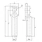 Terminale ad occhiello tubolare in alluminio 50mm² per vite M10 10 pz.