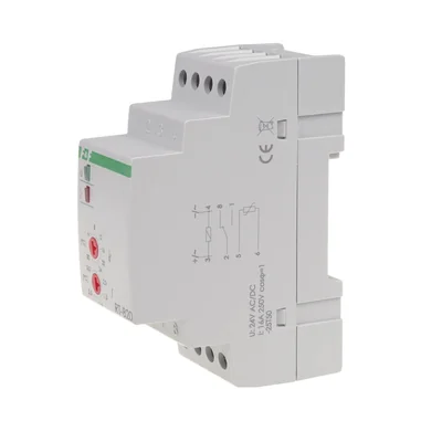 Termoregolatore montato su guida DIN, contatto: 1NO/NC 230V AC 24V